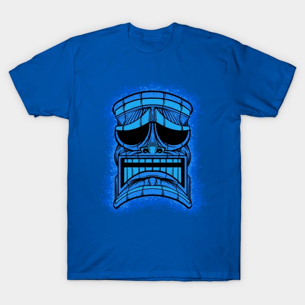 Tiki Head 2 T-Shirt by JCoulterArtist